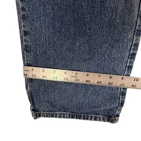 Calvin Klein VTG Bootcut Jeans DoubleStone SIZE 14 Womens 33x31 Denim High Rise - Picture 7 of 15